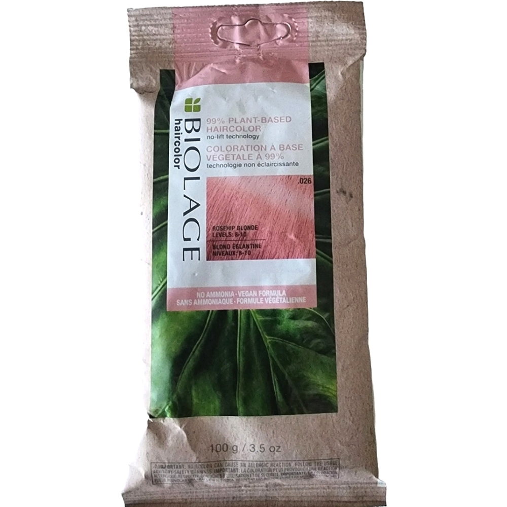 BIOLAGE Rosehip Blonde Plant Based Hair Color Levels 8-10 Vegan Amonia Free